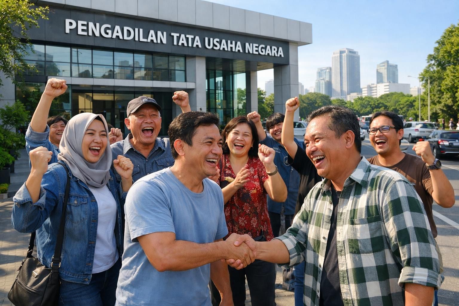 warga pulomas memenangkan gugatan di ptun, izin lapangan padel dinyatakan tidak sah oleh pengadilan. berita lengkapnya di cnn indonesia.