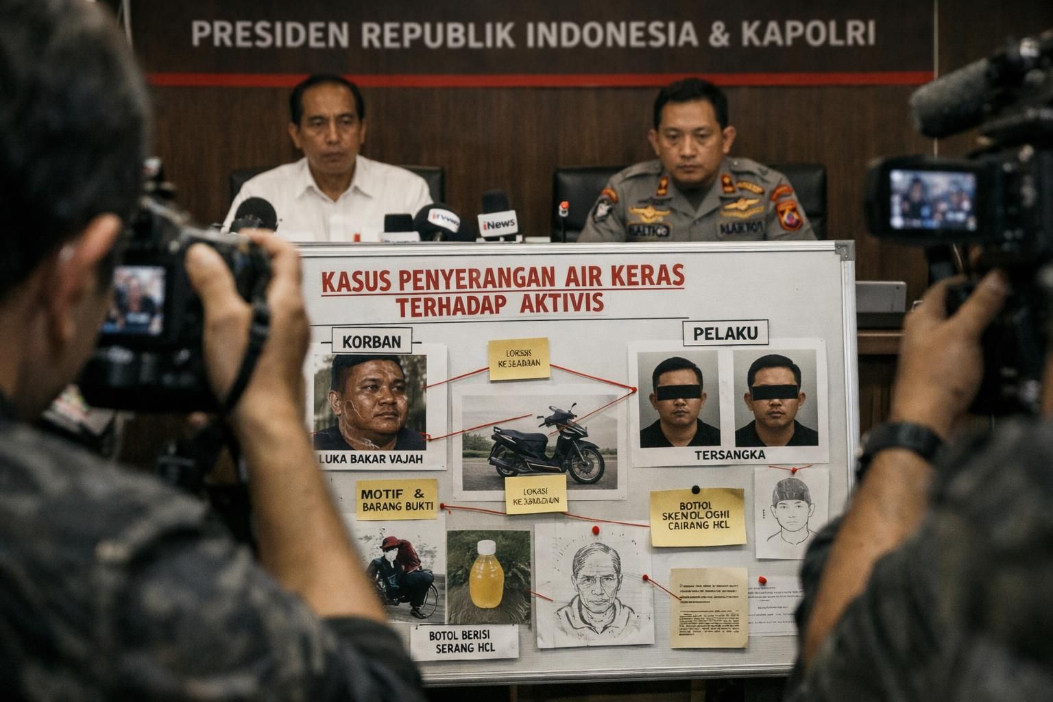 prabowo menginstruksikan kapolri untuk menyelidiki secara tuntas kasus penyerangan air keras terhadap andrie yunus guna memastikan keadilan dan keamanan.