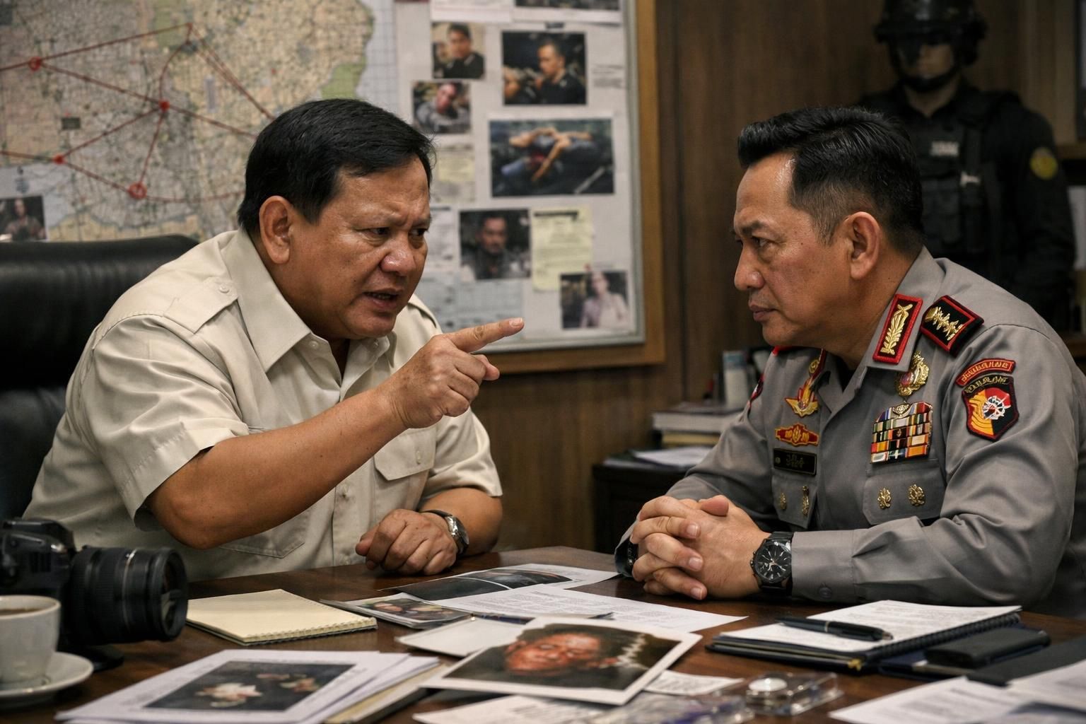 prabowo menginstruksikan kapolri untuk menyelidiki secara tuntas kasus penyerangan air keras terhadap andrie yunus guna memastikan keadilan dan keamanan.