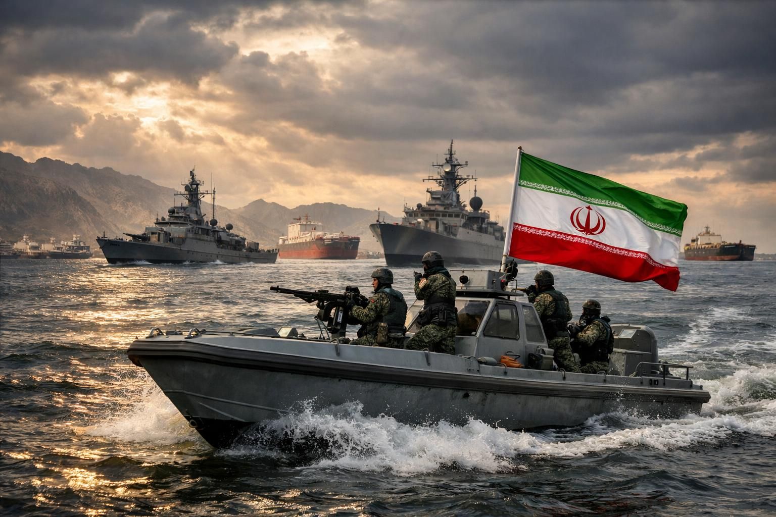 iran memperingatkan kemungkinan penutupan kembali selat hormuz jika amerika serikat terus memblokir pelabuhan, meningkatkan ketegangan di kawasan penting ini.