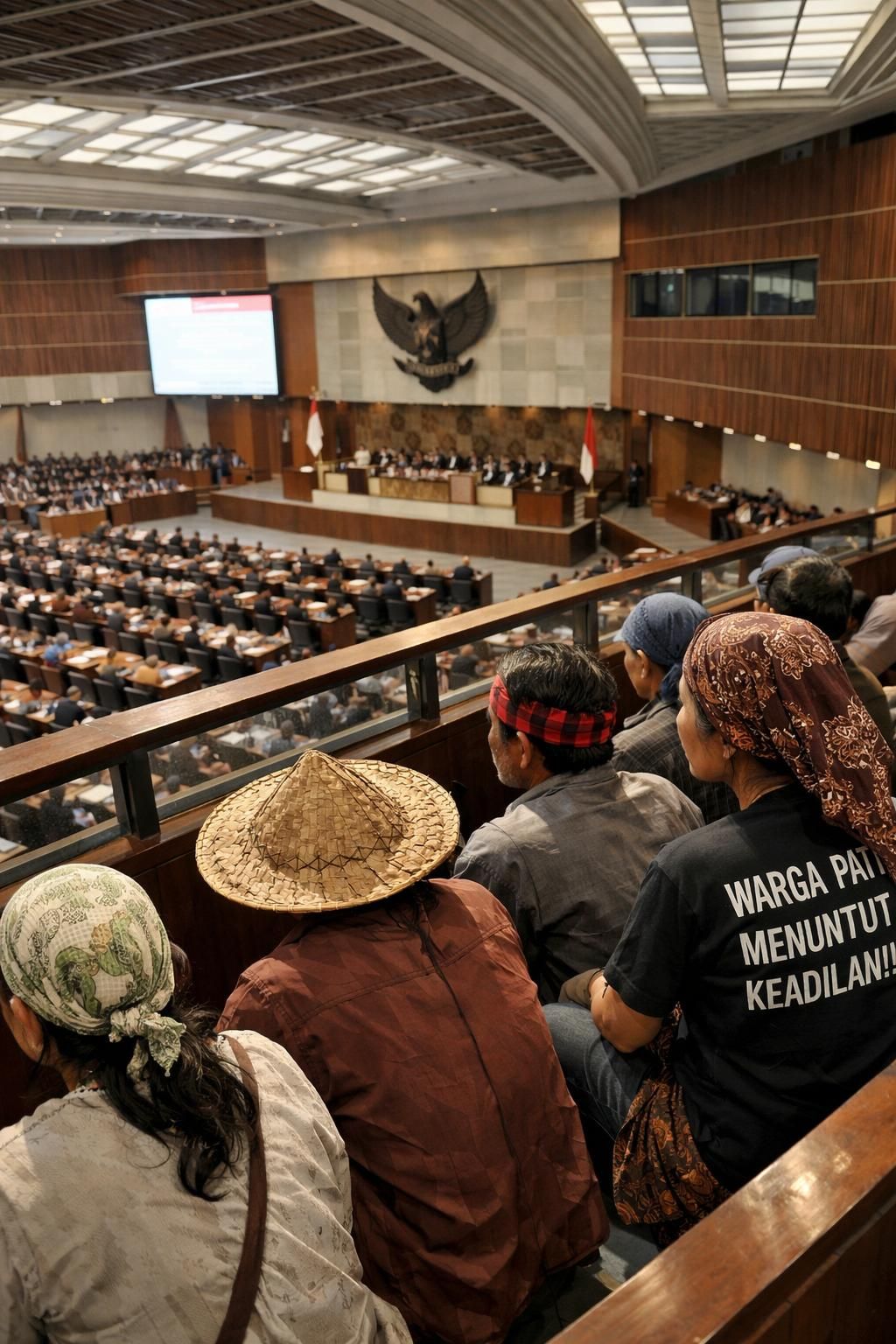 ikuti momen menarik saat botok pati dan rekan naik ke balkon selama rapat paripurna dpr pada 27 agustus, berita terkini hanya di detiknews.