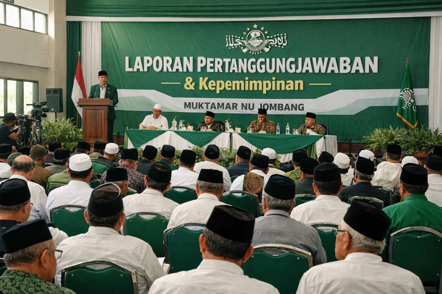 laporan pertanggungjawaban kepemimpinan gus yahya resmi disahkan dalam muktamar nu, menandai tonggak penting dalam sejarah organisasi nahdlatul ulama.