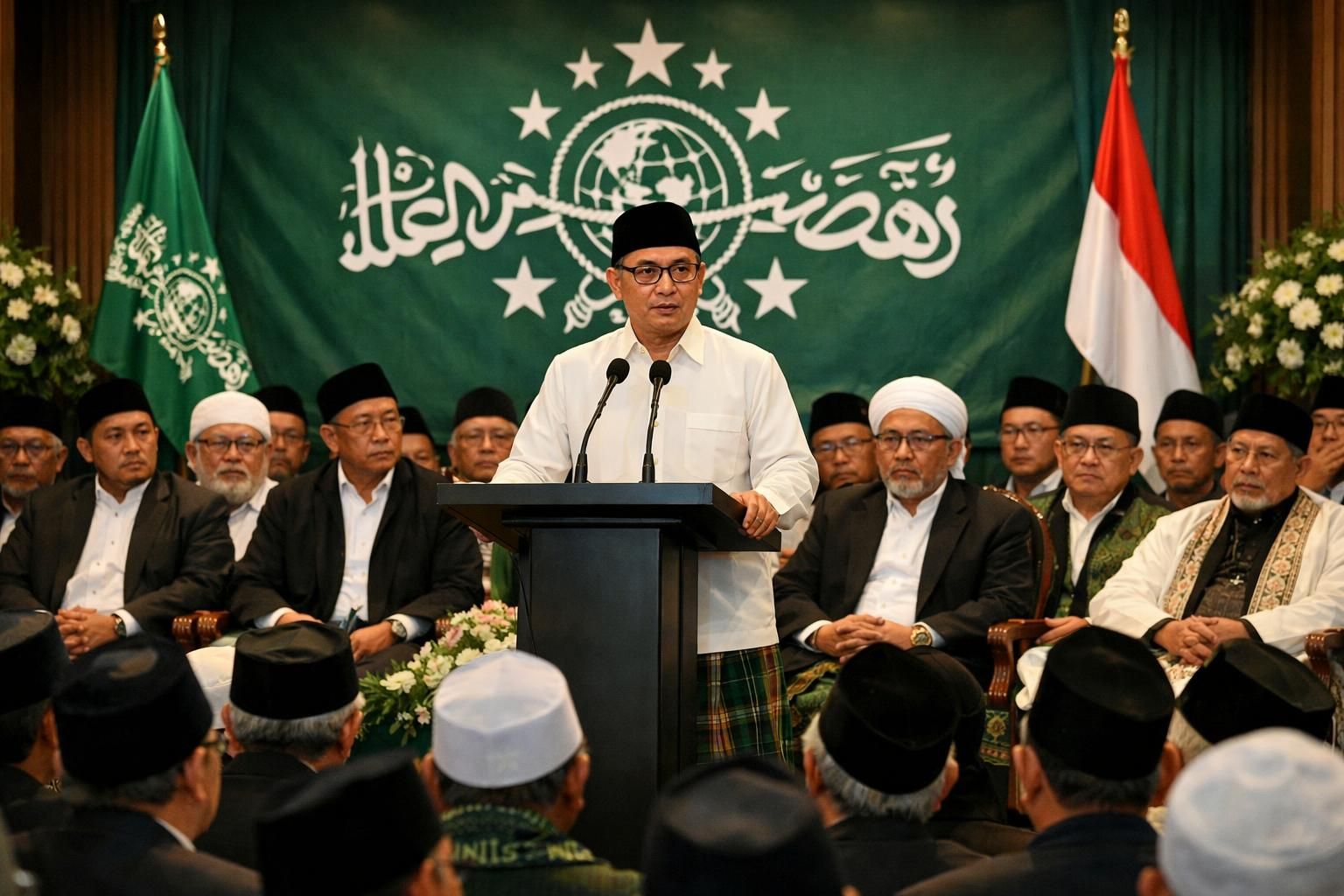 laporan pertanggungjawaban kepemimpinan gus yahya resmi disahkan dalam muktamar nu, membahas pencapaian dan rencana nu ke depan - cnn indonesia.